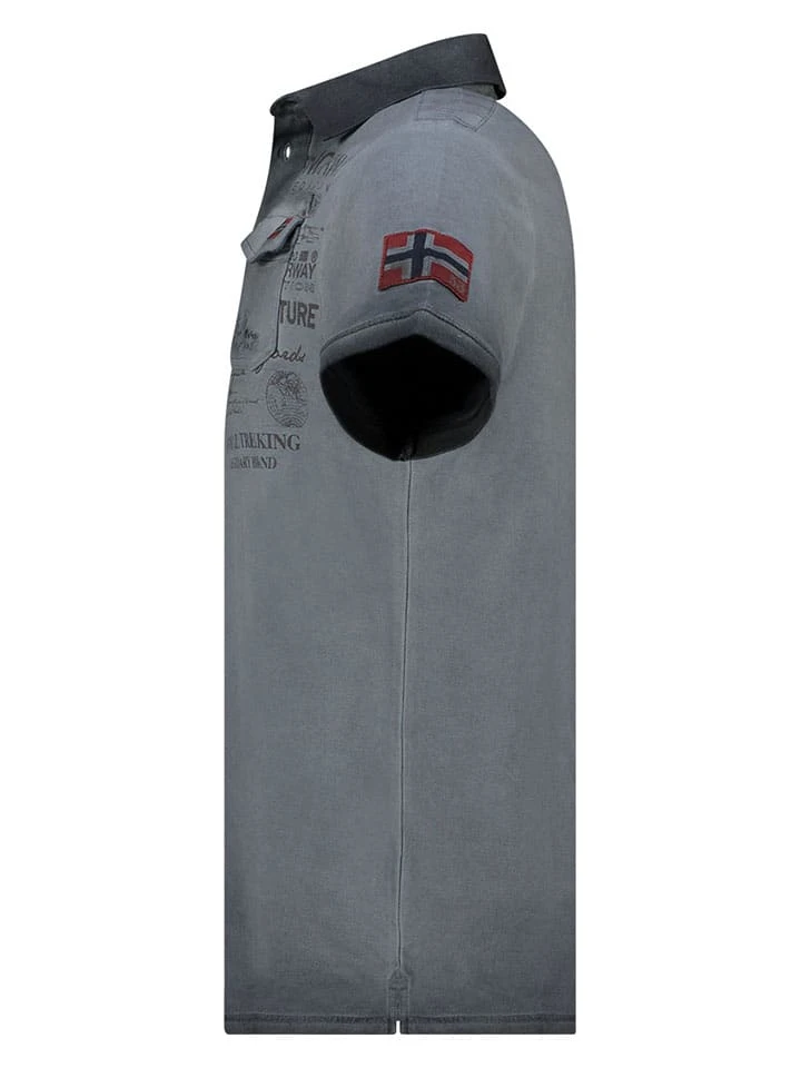GEOGRAPHICAL NORWAY Poloshirt "Keony" In Grau 4 GEOGRAPHICAL NORWAY Poloshirt "Keony" In Grau – Bild 4