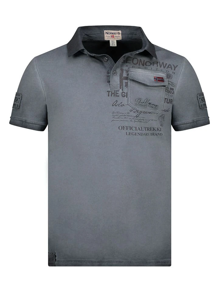 GEOGRAPHICAL NORWAY Poloshirt "Keony" In Grau 1 GEOGRAPHICAL NORWAY Poloshirt "Keony" In Grau