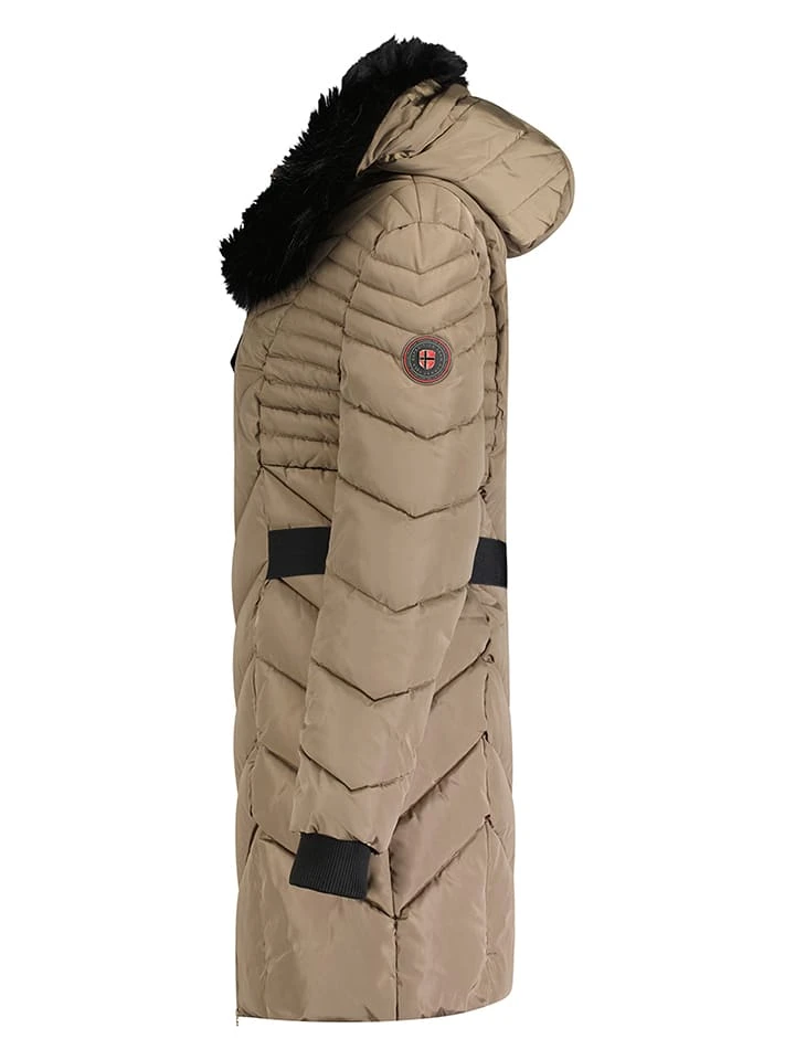GEOGRAPHICAL NORWAY Steppmantel "Dolrie" In Taupe 3 GEOGRAPHICAL NORWAY Steppmantel "Dolrie" In Taupe – Bild 3