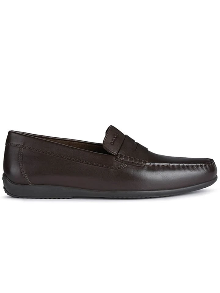 Geox Leder-Mokassins "Uascanio" In Braun 1 Geox Leder-Mokassins "Uascanio" In Braun