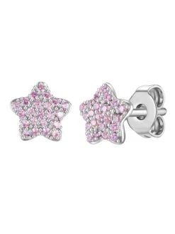 Silber-Ohrstecker Mit Edelsteinen