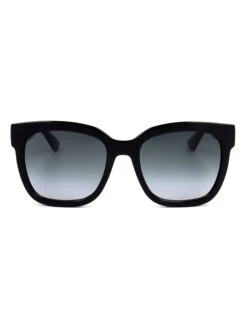 Gucci Unisex-Sonnenbrille In Schwarz/ Grün