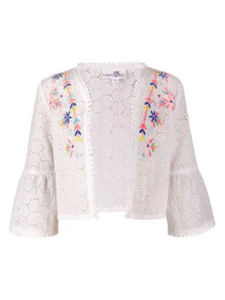 Bolero In Weiß/ Bunt