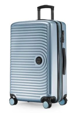 Mitte - Mittelgroßer Hartschalenkoffer Koffer TSA, 68cm 88 L In Pool Blau