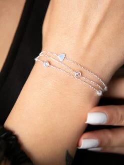 Silber-Armkette Mit Schmuckelementen -Limango Verkäufe heliophilia silber armkette mit schmuckelementen 1