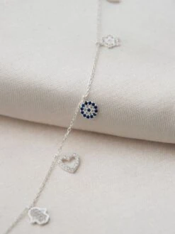 Silber-Fußkettchen Mit Schmuckelement -Limango Verkäufe heliophilia silber fusskettchen mit schmuckelement 2