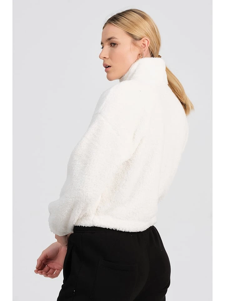 Fleecejacke "Aria" In Weiß 2 Fleecejacke "Aria" In Weiß – Bild 2