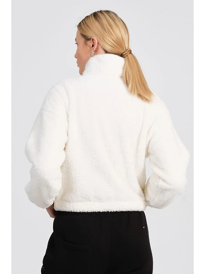 Fleecejacke "Aria" In Weiß 3 Fleecejacke "Aria" In Weiß – Bild 3