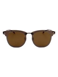 Hugo Boss Herren-Sonnenbrille In Braun-Silber/ Braun