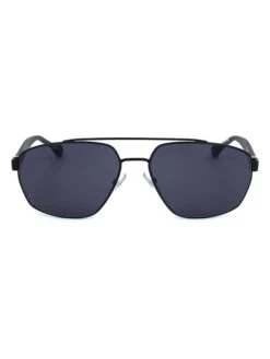 Hugo Boss Herren-Sonnenbrille In Schwarz/ Dunkelblau