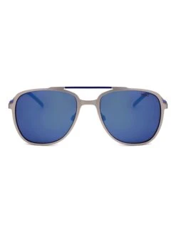 Hugo Boss Herren-Sonnenbrille In Silber/ Blau