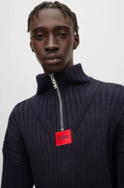 Hugo Pullover 'Sib' Dunkelblau (410) -Limango Verkäufe hugo pullover sib dunkelblau 410 1