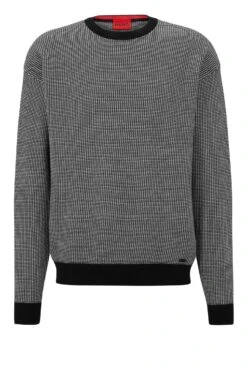 Hugo Strickpullover 'Scol' Schwarz (001)