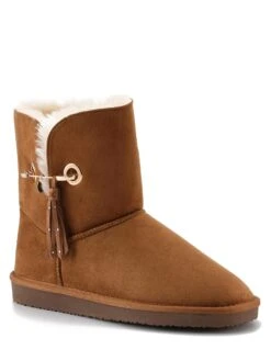 Winterboots "Whale" In Hellbraun