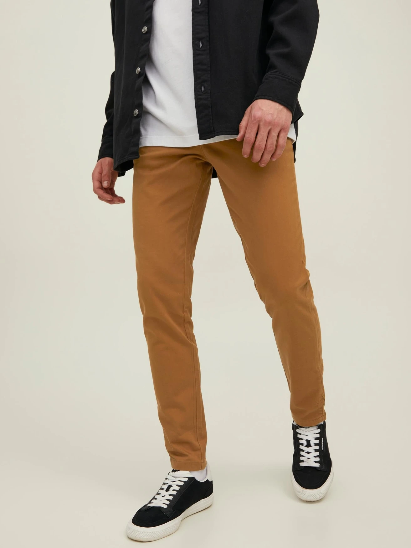 Jack & Jones Chino Hose Stretch Pants Slim Fit JPSTMARCO JJBOWIE In Braun-2 1 Jack & Jones Chino Hose Stretch Pants Slim Fit JPSTMARCO JJBOWIE In Braun-2