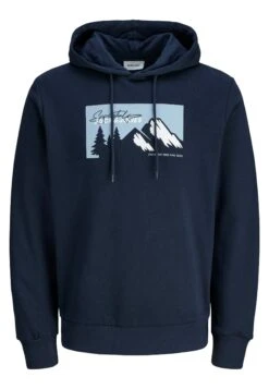 Jack & Jones Hoodie 'Sun' In Dunkelblau
