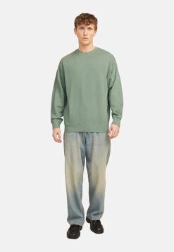 Jack & Jones Sweatshirt 'Charge Faded' In Grün