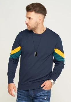 Jack & Jones Sweatshirt - JACOB INFINITY SWEAT CREW NECK In Navy Blazer -Limango Verkäufe jack and jones sweatshirt jacob infinity sweat crew neck in navy blazer 1