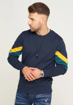 Jack & Jones Sweatshirt - JACOB INFINITY SWEAT CREW NECK In Navy Blazer