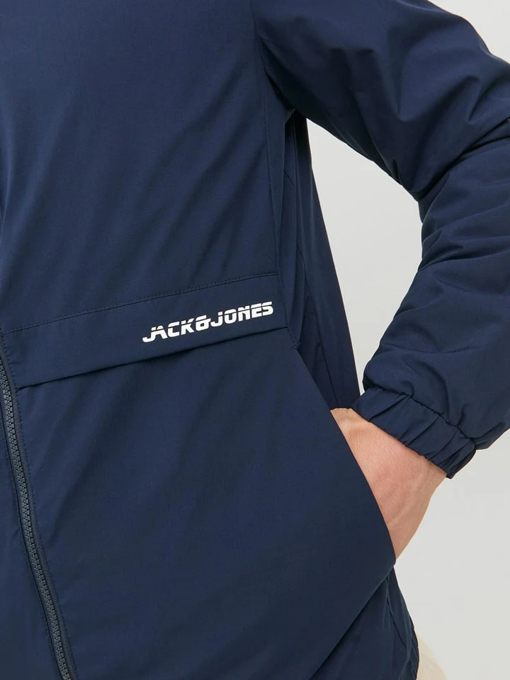 Jack & Jones Übergangsjacke "Barton" In Dunkelblau 5 Jack & Jones Übergangsjacke "Barton" In Dunkelblau – Bild 5