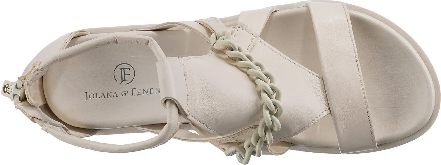 J&F Klassiche Sandalen Mit Kettendetail 6 J&F Klassiche Sandalen Mit Kettendetail – Bild 6