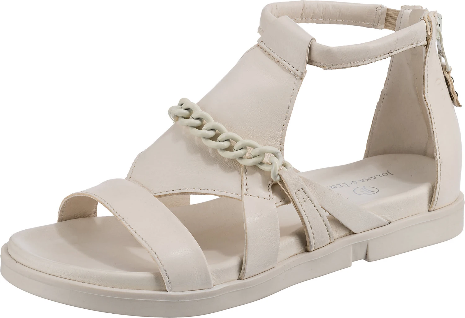 J&F Klassiche Sandalen Mit Kettendetail 1 J&F Klassiche Sandalen Mit Kettendetail