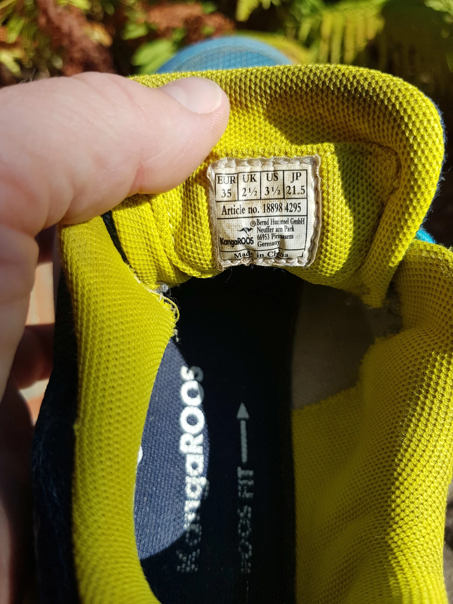 Kangaroos Sneakers "Athleisure" In Gelb/ Blau 4 Kangaroos Sneakers "Athleisure" In Gelb/ Blau – Bild 4