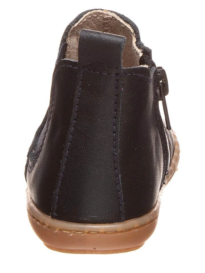 Leder-Chelsea-Boots In Dunkelblau 3 Leder-Chelsea-Boots In Dunkelblau – Bild 3