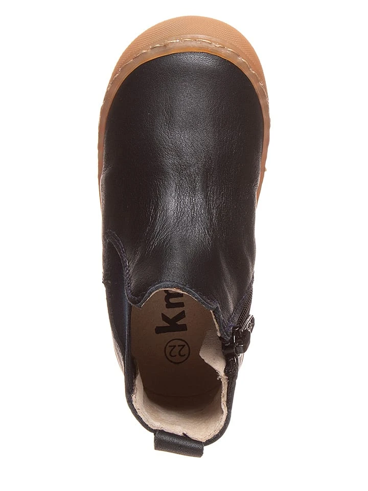 Leder-Chelsea-Boots In Dunkelblau 4 Leder-Chelsea-Boots In Dunkelblau – Bild 4