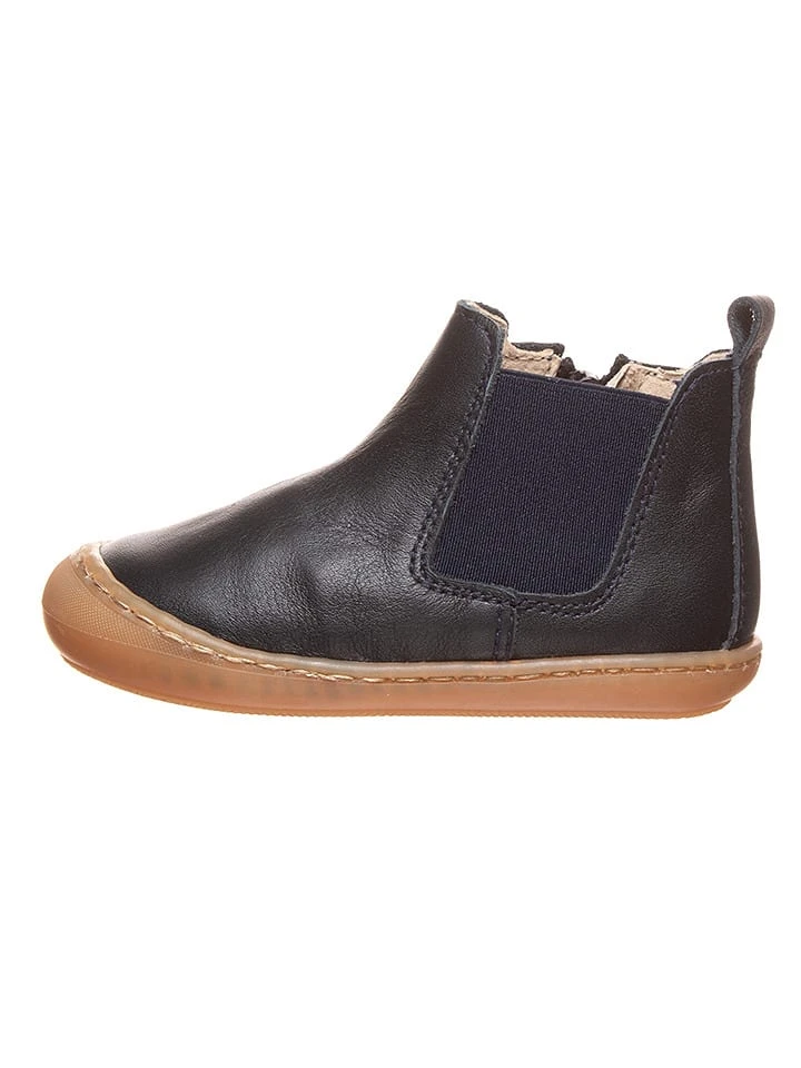 Leder-Chelsea-Boots In Dunkelblau 1 Leder-Chelsea-Boots In Dunkelblau
