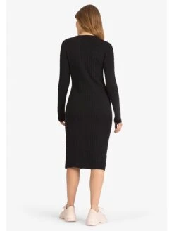 Strickkleid In Schwarz -Limango Verkäufe kraimod strickkleid in schwarz 1