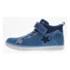 Leder-Sneakers In Blau