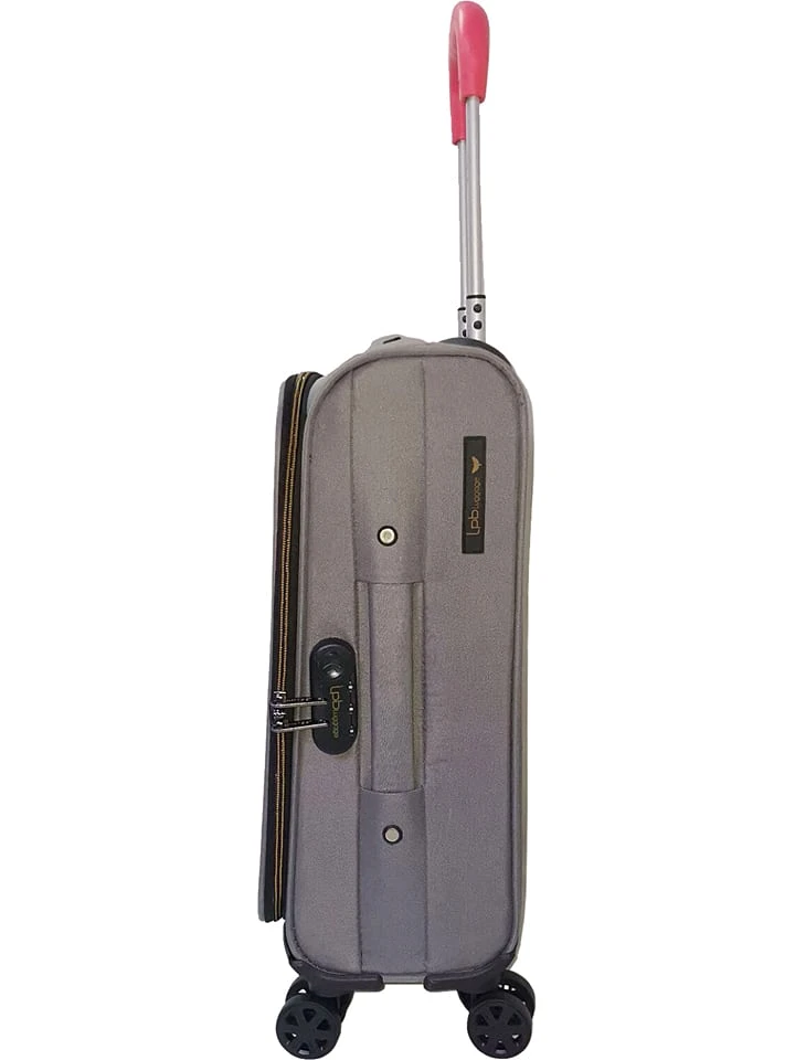 Softcase-Trolley "Joanna" In Grau - (B)35 X (H)55 X (T)23 Cm 3 Softcase-Trolley "Joanna" In Grau - (B)35 X (H)55 X (T)23 Cm – Bild 3