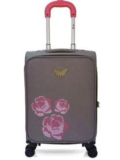Softcase-Trolley "Joanna" In Grau - (B)35 X (H)55 X (T)23 Cm