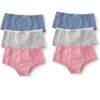 6er-Set: Slips In Pink/ Grau/ Blau