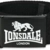 Lonsdale Gürtel "Starbotton" In Schwarz