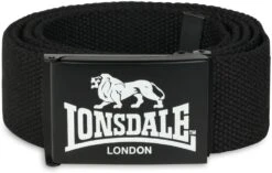 Lonsdale Gürtel "Starbotton" In Schwarz