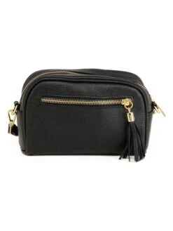 Leder-Umhängetasche In Schwarz - (B)19 X (H)13 X (T)7 Cm -Limango Verkäufe lucca baldi leder umhangetasche in schwarz b 19 x h 13 x t 7 cm 1