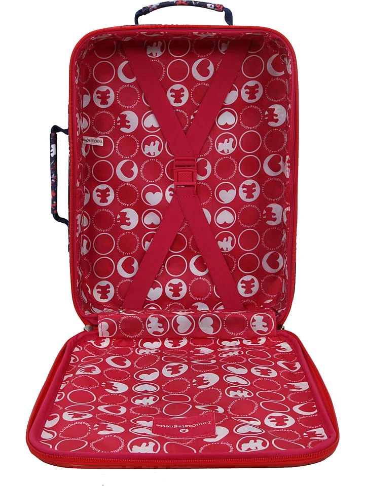 Softcase-Trolley "Floral" In Rot - (B)28 X (H)45 X (T)10 Cm 5 Softcase-Trolley "Floral" In Rot - (B)28 X (H)45 X (T)10 Cm – Bild 5