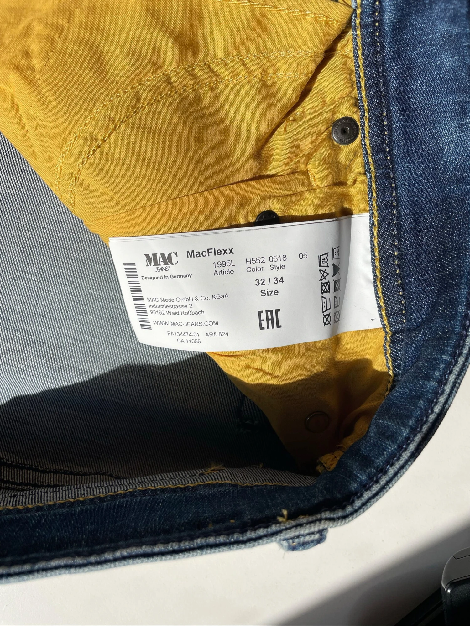 Jeans "MacFlexx" - Regular Fit - In Blau 3 Jeans "MacFlexx" - Regular Fit - In Blau – Bild 3