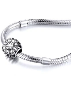 Silber-Bead "Flower" Mit Edelsteinen -Limango Verkäufe maison dargent silber bead flower mit edelsteinen 2