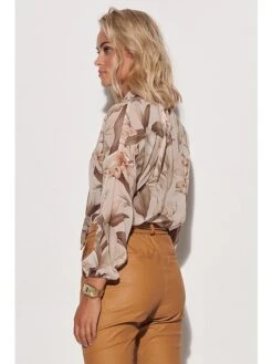 Bluse In Beige/ Bunt -Limango Verkäufe makadamia bluse in beige bunt 1