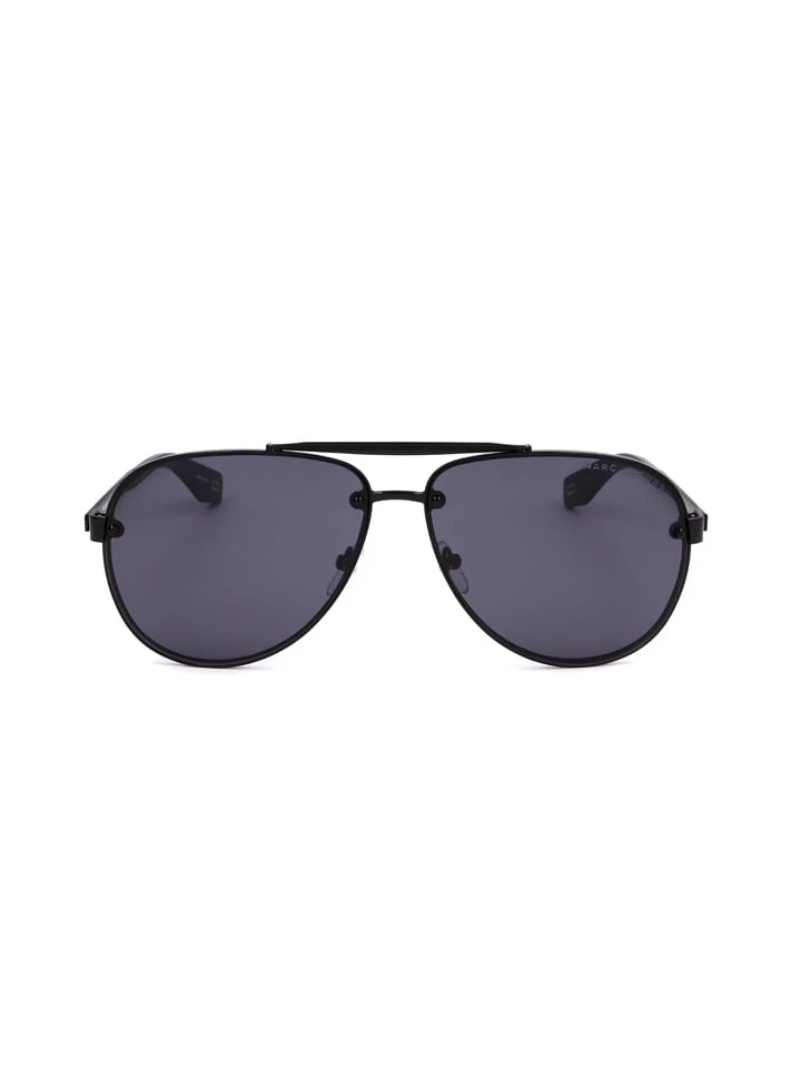 Marc Jacobs Herren-Sonnenbrille In Schwarz/ Grau 1 Marc Jacobs Herren-Sonnenbrille In Schwarz/ Grau
