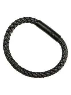 Marc O'Polo Leder-Armband In Schwarz
