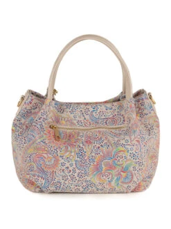 Leder-Henkeltasche "Gonfalone" In Creme/ Bunt - (B)24 X (H)21 X (T)13 Cm 7 Leder-Henkeltasche "Gonfalone" In Creme/ Bunt - (B)24 X (H)21 X (T)13 Cm -Limango Verkäufe mia tomazzi leder henkeltasche gonfalone in creme bunt b 24 x h 21 x t 13 cm 2