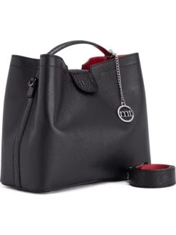 Leder-Henkeltasche In Schwarz - (B)31 X (H)26 X (T)13 Cm -Limango Verkäufe mia tomazzi leder henkeltasche in schwarz b 31 x h 26 x t 13 cm 1