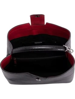 Leder-Henkeltasche In Schwarz - (B)31 X (H)26 X (T)13 Cm -Limango Verkäufe mia tomazzi leder henkeltasche in schwarz b 31 x h 26 x t 13 cm 3