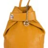 Leder-Rucksack "Sirietto" In Senf - (B)28 X (H)35 X (T)13 Cm