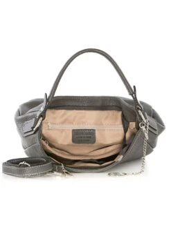 Leder-Schultertasche "Molise" In Grau - (B)30 X (H)20 X (T)8 Cm -Limango Verkäufe mia tomazzi leder schultertasche molise in grau b 30 x h 20 x t 8 cm 3