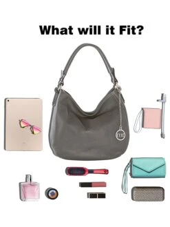 Leder-Schultertasche "Molise" In Grau - (B)30 X (H)20 X (T)8 Cm -Limango Verkäufe mia tomazzi leder schultertasche molise in grau b 30 x h 20 x t 8 cm 5